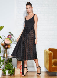 Broderie Bodysuit Dress