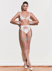 Gardenia Lace Garter Belt