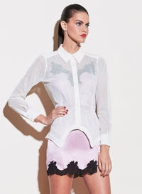 James Lace Slip Skirt
