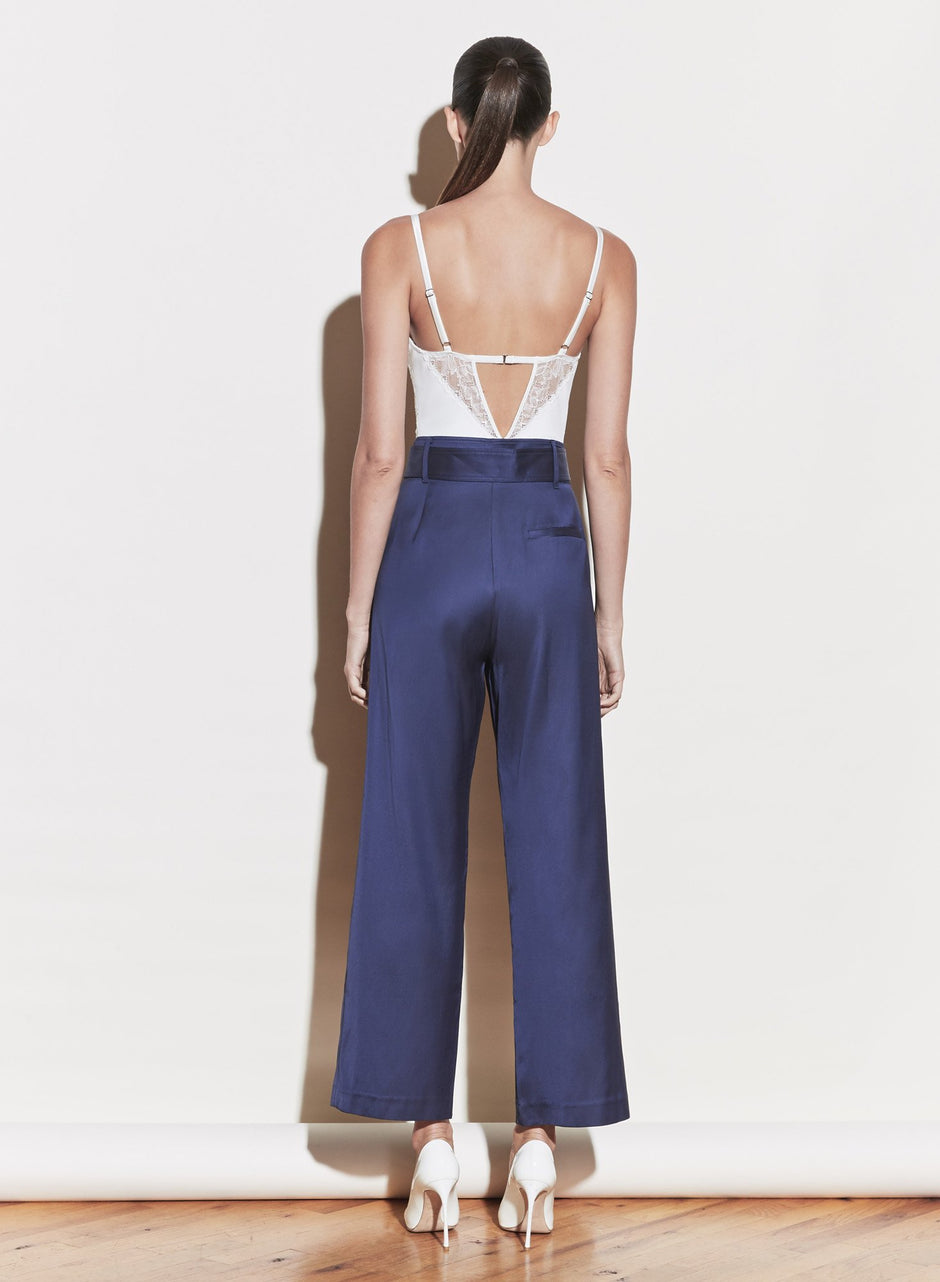 Denim - Twill Belted Trouser | Fleur du Mal - DEMO