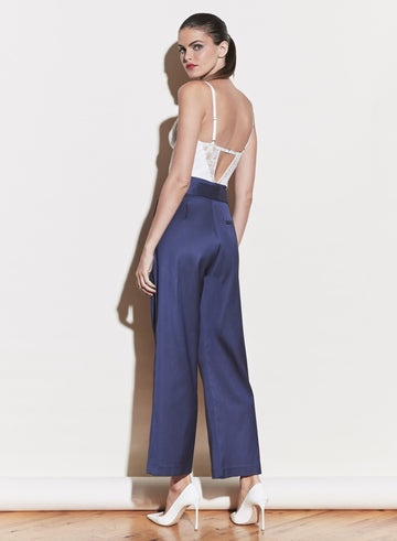 Denim - Twill Belted Trouser | Fleur du Mal - DEMO