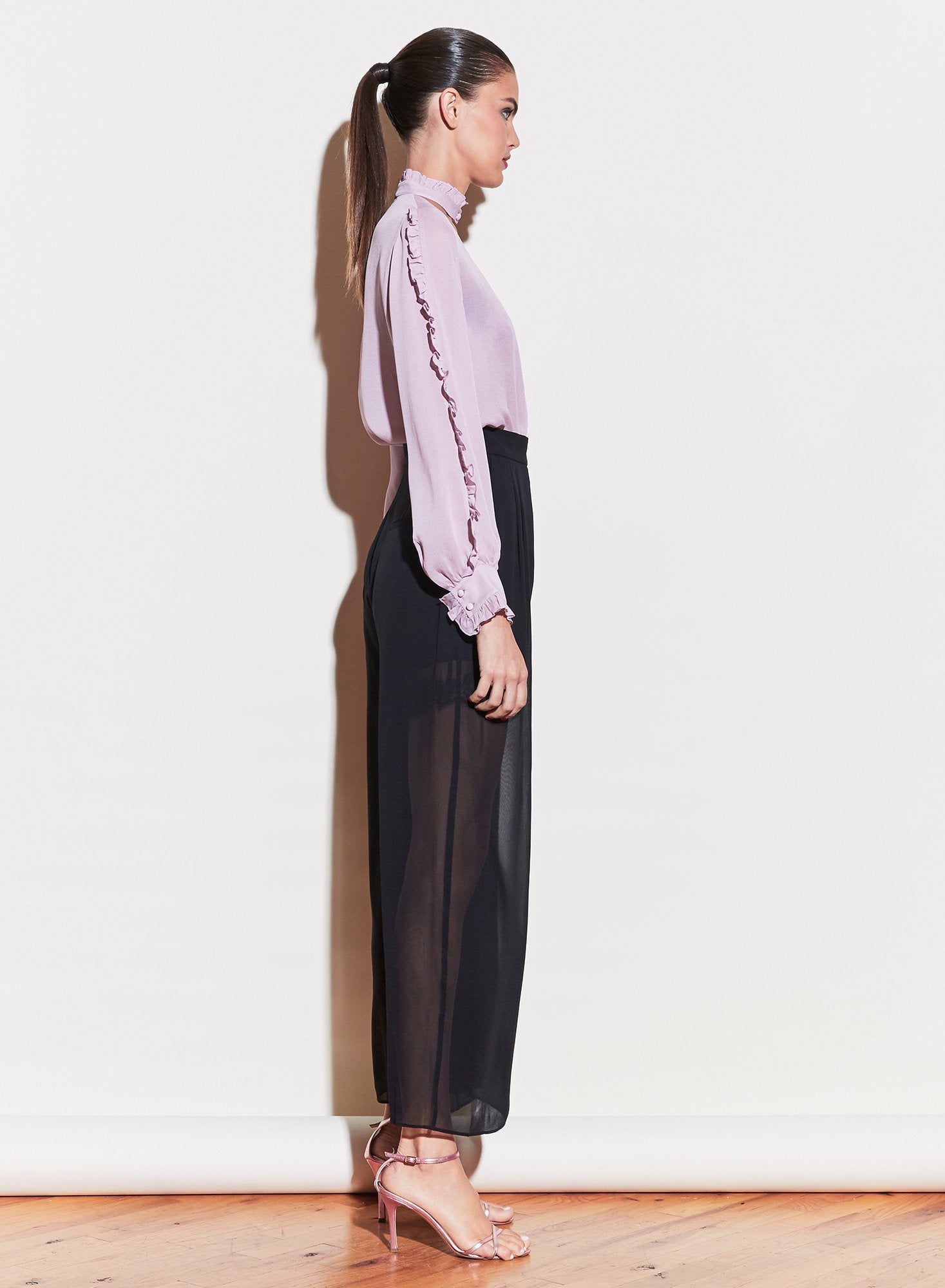 Ruffle Neck Blouse