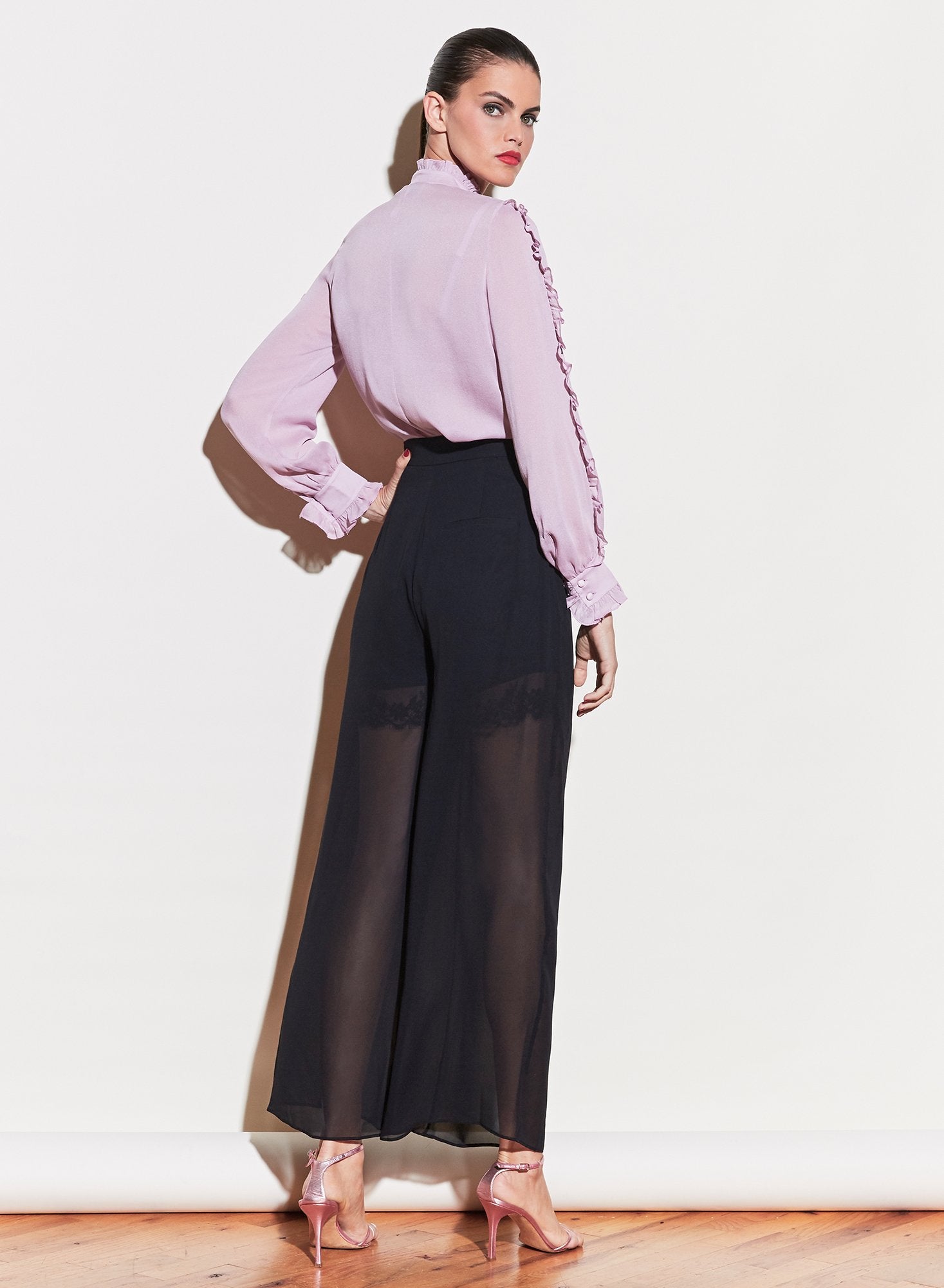 Ruffle Neck Blouse