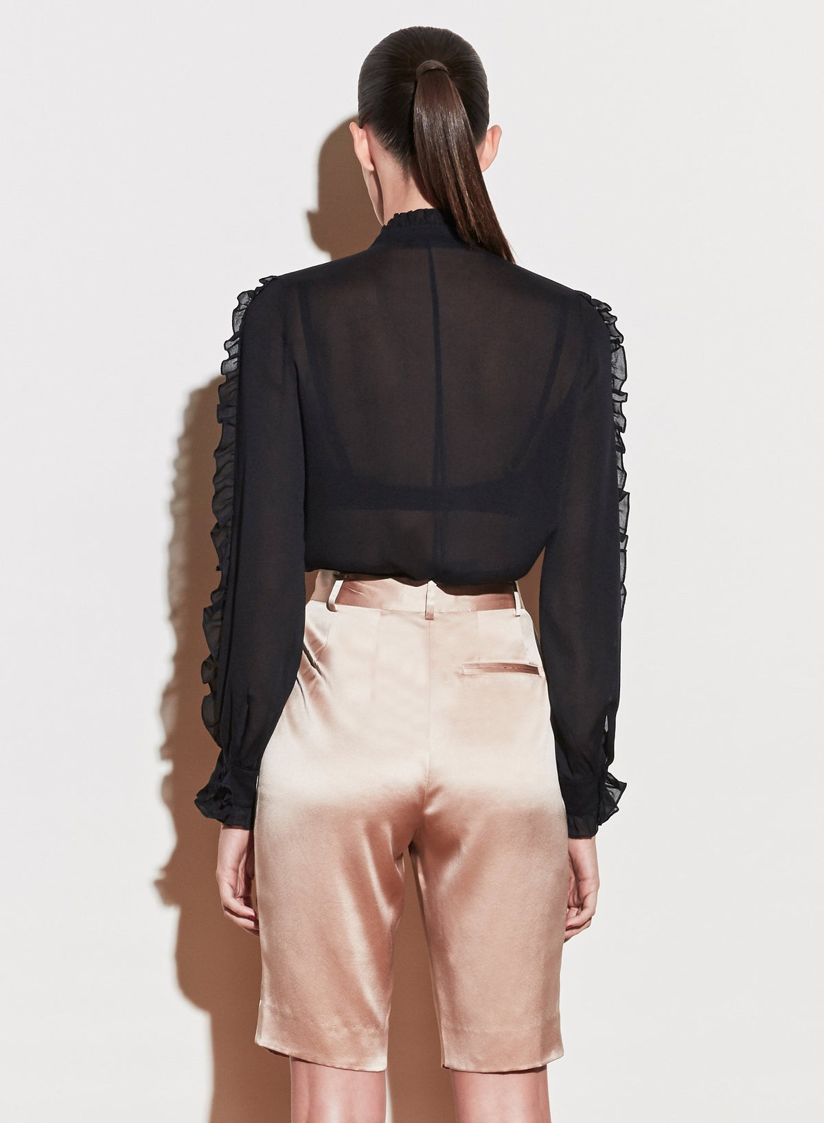 Ruffle Neck Blouse