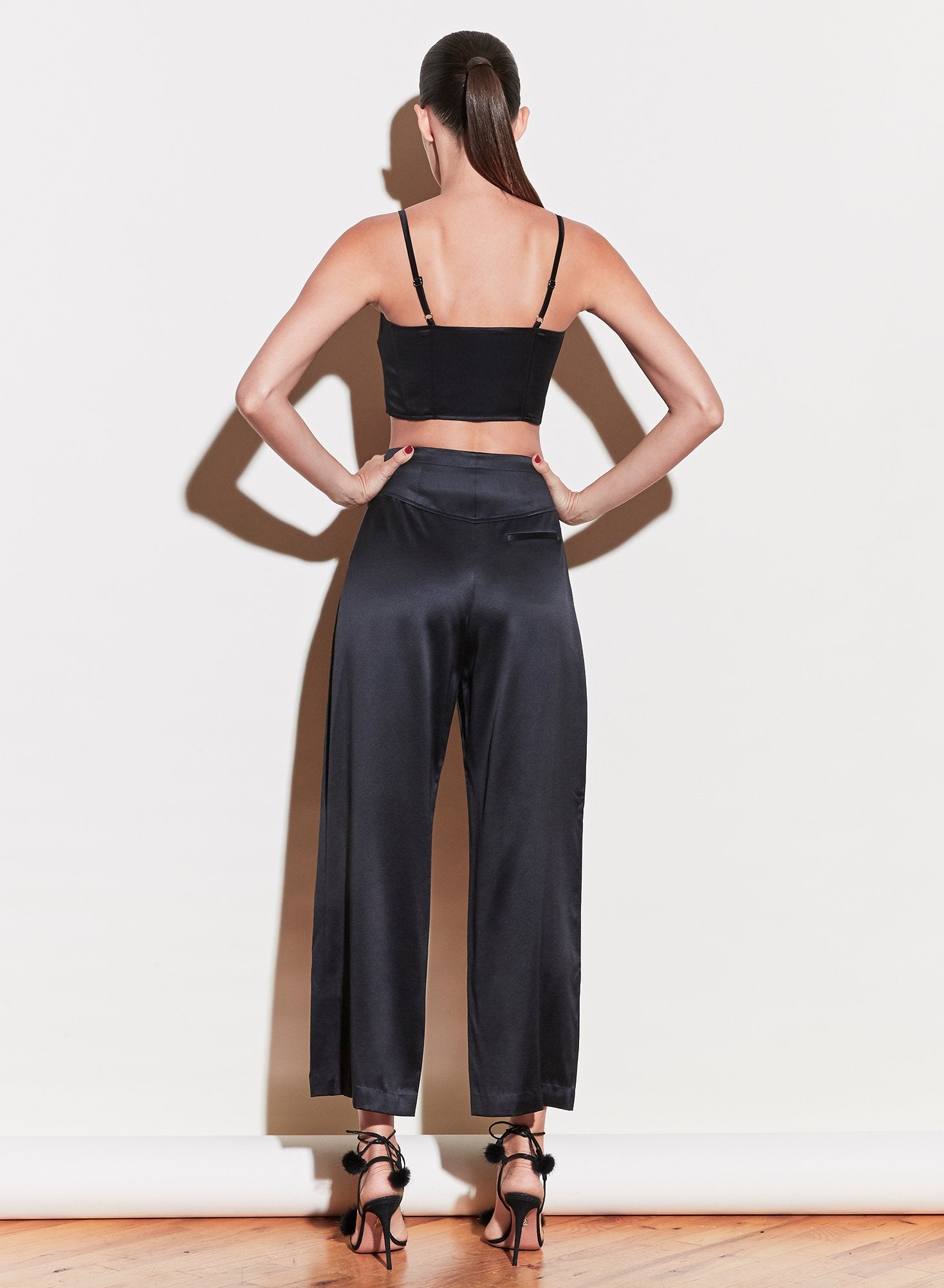 Hook & Eye Corset Waist Pant
