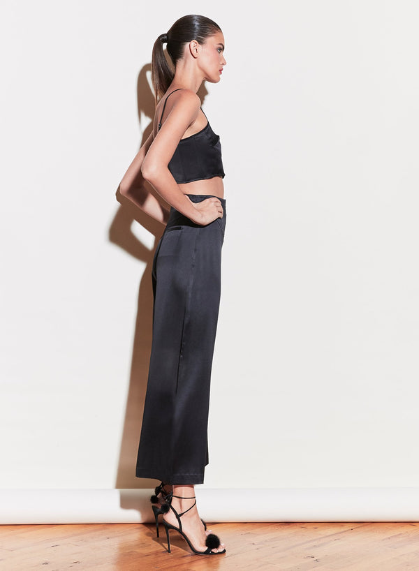 Black - Hook &amp; Eye Bustier Top | Fleur du Mal - DEMO