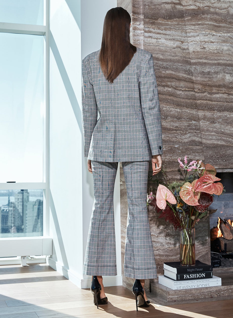 Plaid check - Plaid Check Blazer | Fleur du Mal - DEMO