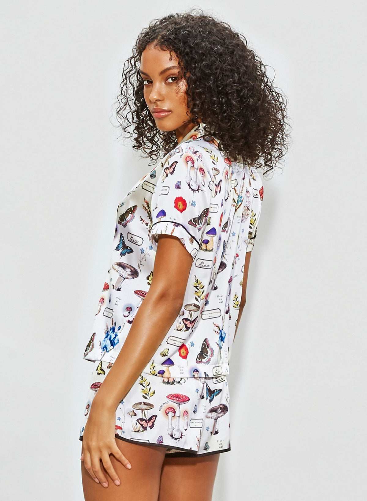 Short Sleeve Fleur PJ Top