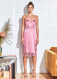 Rose Lace Appliqué Slip
