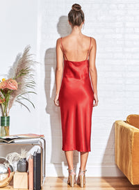 Cowl Neck Slip Dress