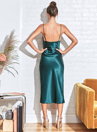 Cowl Neck Slip Dress