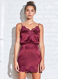 James Lace Slip Skirt