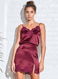 James Lace Slip Skirt