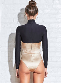 Mock Neck Long Sleeve Bodysuit