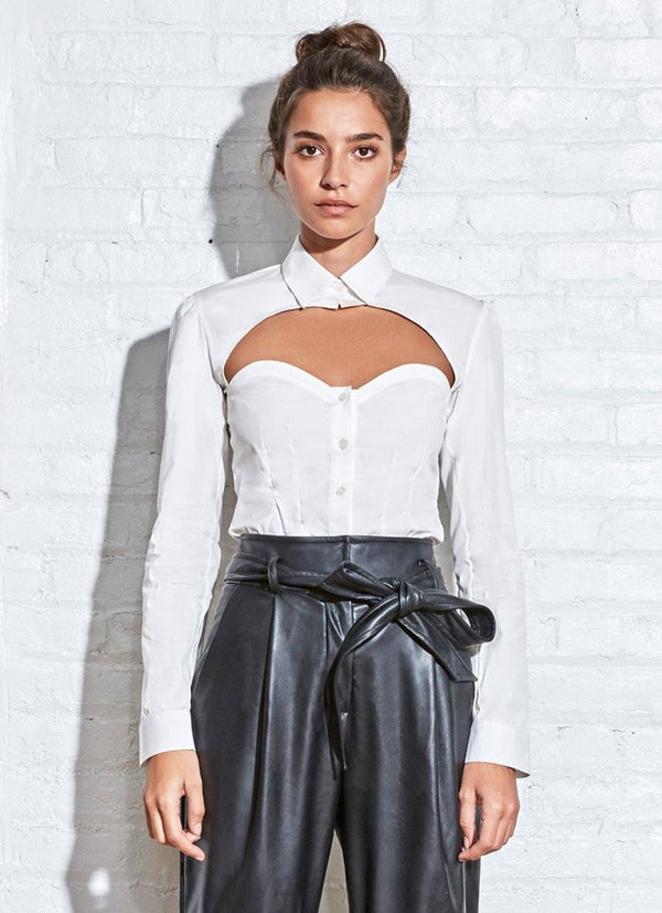 Ivory - Bella Shirt | Fleur du Mal - DEMO