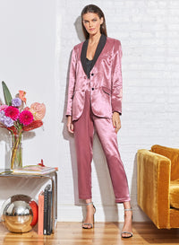 Rosewood Luster Blazer