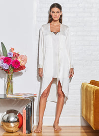 Washable Silk Wrap Robe
