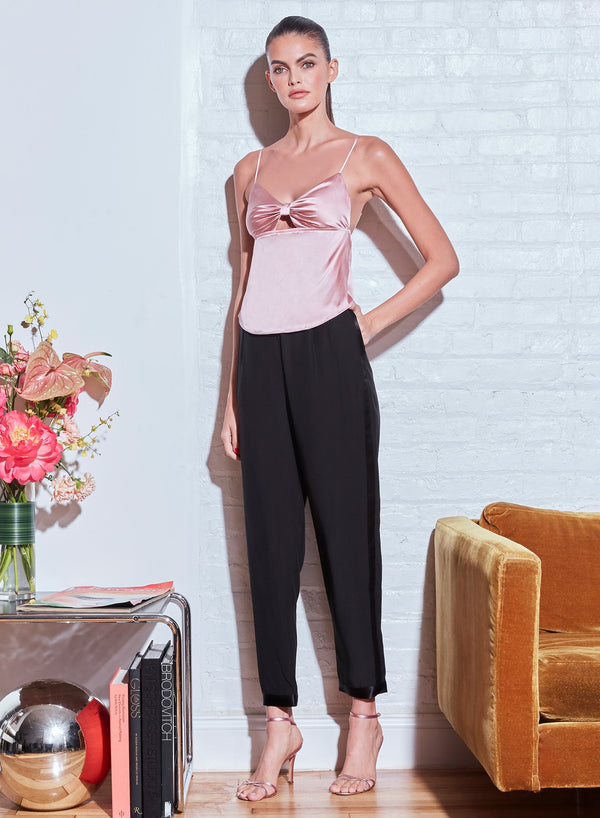 Rose pink - Bow Tie Cami | Fleur du Mal - DEMO