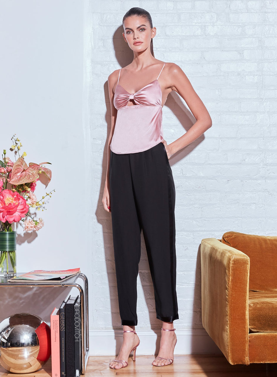 Rose pink - Bow Tie Cami | Fleur du Mal - DEMO