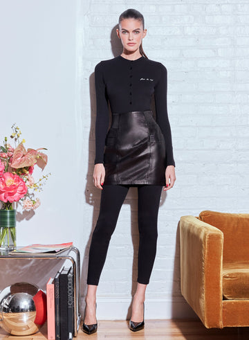 Black - Henley Catsuit | Fleur du Mal - DEMO