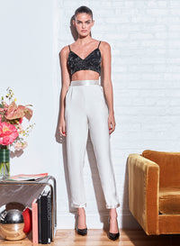 Rose Beaded Bra Top