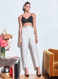 Rose Beaded Bra Top