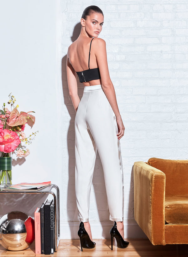 Black - Rose Beaded Bra Top | Fleur du Mal - DEMO