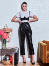 Vegan Leather No Cup Bustier