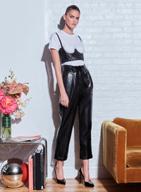 Vegan Leather No Cup Bustier