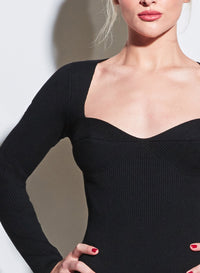 Sweetheart Neckline Bodysuit