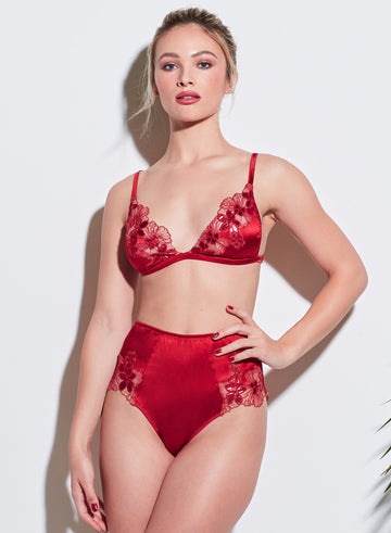 Rouge - Violet High Waist Panty | Fleur du Mal - DEMO