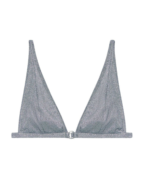 Disco grey - Built Up Bikini Top | Fleur du Mal - DEMO