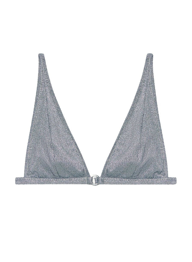Disco grey - Built Up Bikini Top | Fleur du Mal - DEMO