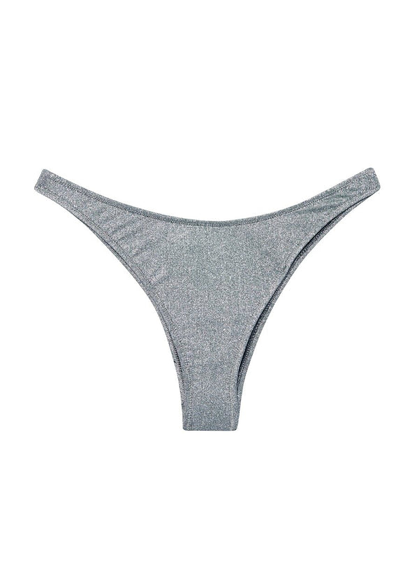 Disco grey - High Leg Bikini Bottom | Fleur du Mal - DEMO