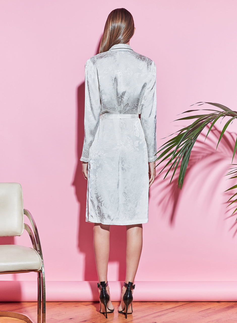 Fleur jacquard ivory - Fleur Jacquard Robe | Fleur du Mal - DEMO