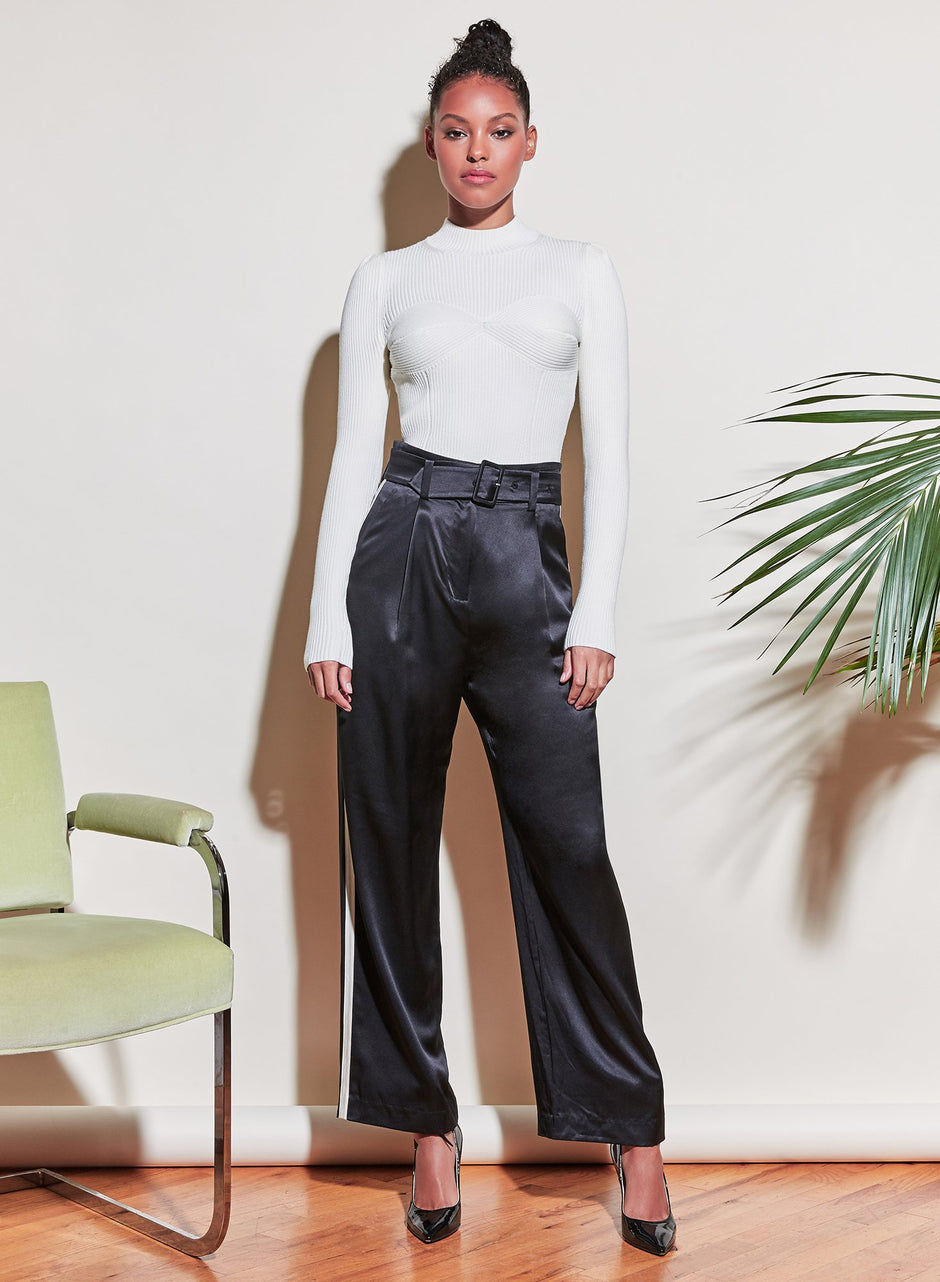 Ivory - Corset Sweater | Fleur du Mal - DEMO