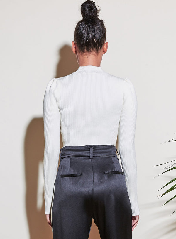 Ivory - Corset Sweater | Fleur du Mal - DEMO