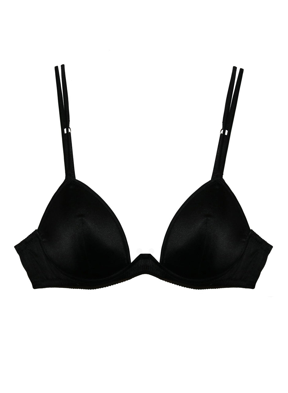 Black - Luxe Plunge Bra | Fleur du Mal - DEMO