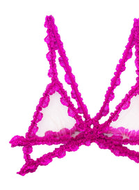Lace Bondage Triangle Bra
