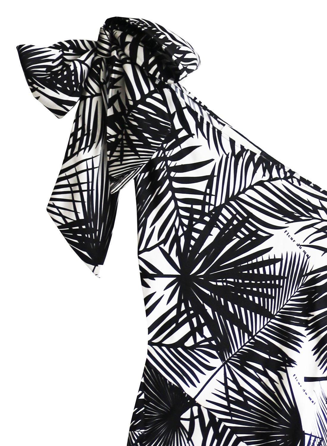 One Shoulder Tie Gown