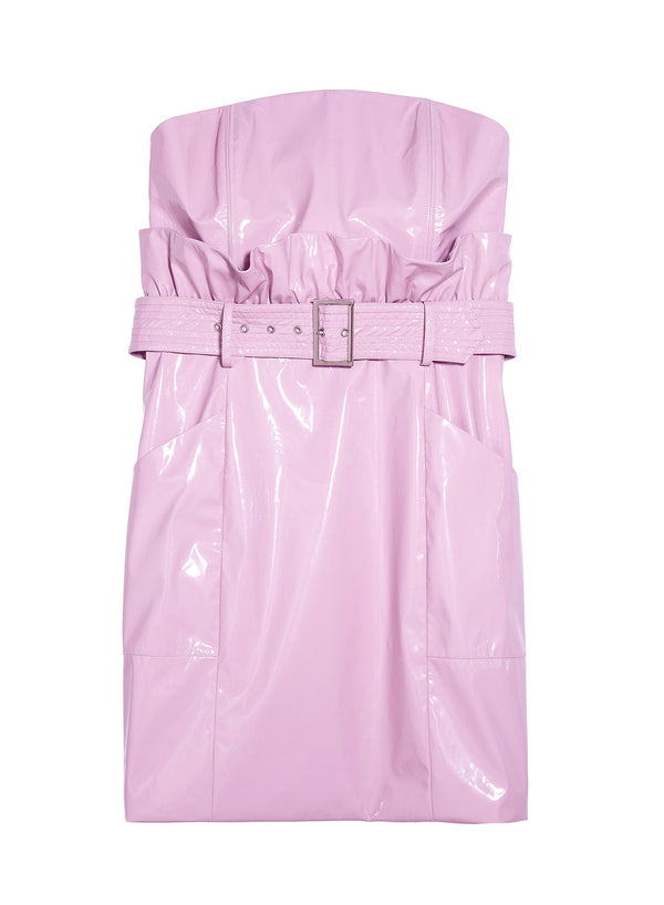 Wisteria - PVC Strapless Mini Dress | Fleur du Mal - DEMO