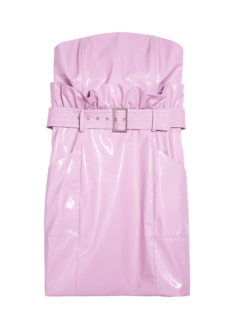 Wisteria - PVC Strapless Mini Dress | Fleur du Mal - DEMO