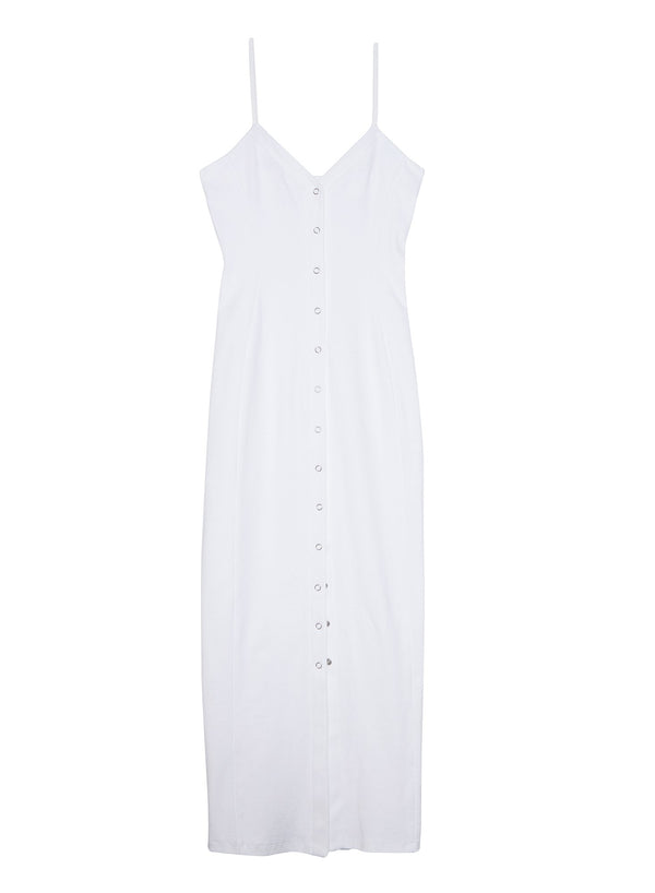Ivory - Front Snap Dress | Fleur du Mal - DEMO