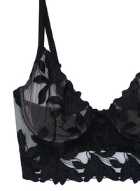 Fleur du Mal x Precious Lily Longline Demi Bra