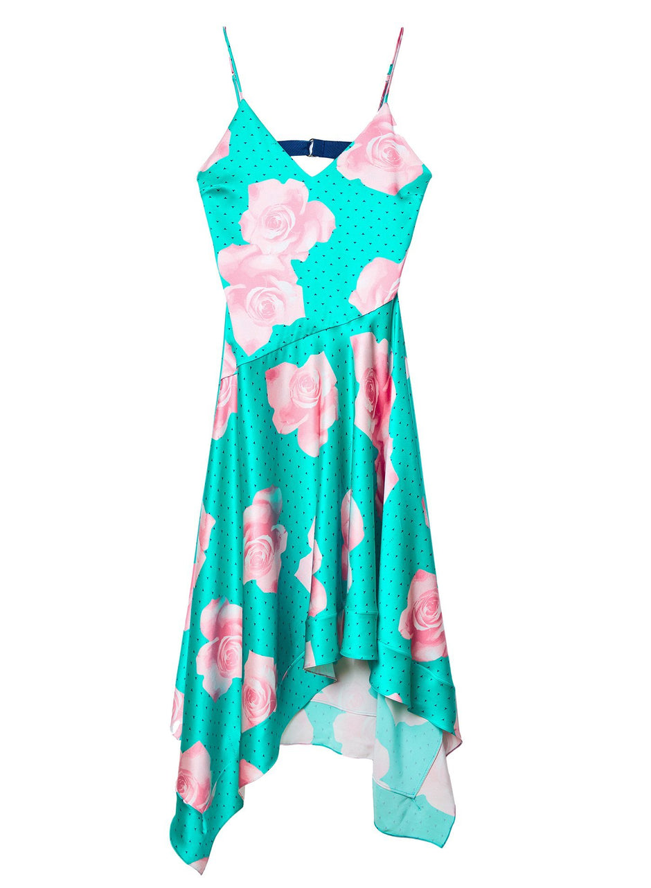 Mega rose - Handkerchief Dress | Fleur du Mal - DEMO