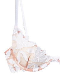Lily Embroidery Plunge Demi Bra