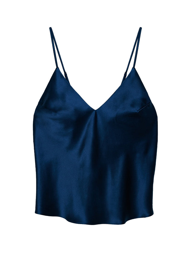 Spring indigo - Luxe V-Neck Cami | Fleur du Mal - DEMO