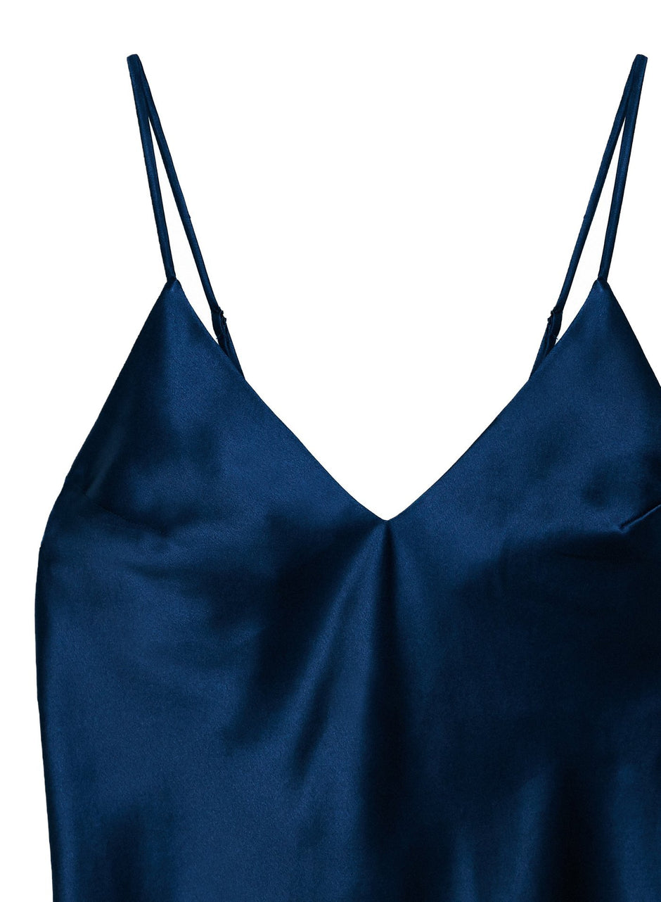 Spring indigo - Luxe V-Neck Cami | Fleur du Mal - DEMO