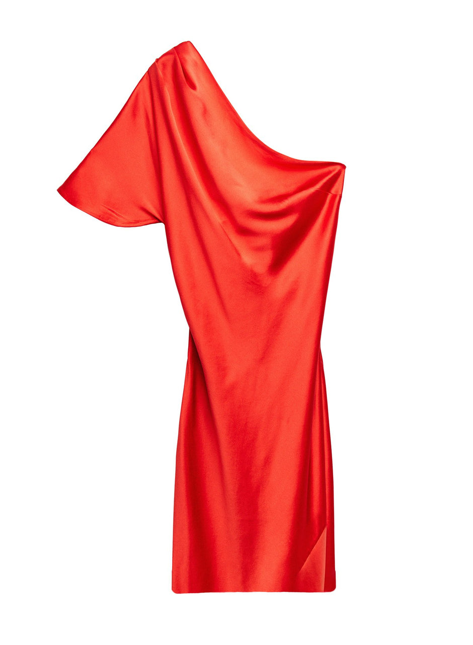 Jasper - One Shoulder Bias Mini Dress | Fleur du Mal - DEMO