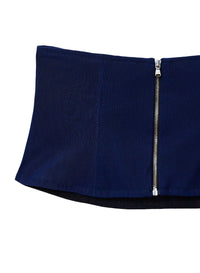 Zip Powermesh Corset Belt